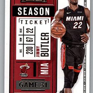 2020-21 Panini Contenders Season Ticket #36 Jimmy Butler Miami Heat NBA Basketball Trading Card