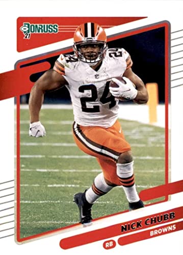 Cleveland Browns 2021 Donruss Factory Sealed 11 Card Team Set with Nick Chubb and 4 Rated Rookie Cards Plus