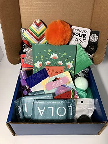 First Moon Gift|Menstruation First Period Kit for Teens|Tween Girl Gifts|Teens Period Celebration Starter Kit|Mother to Daughter Father to Daughter Gifts Box|New Moon Gift (Pouch Socks Pen Varies)