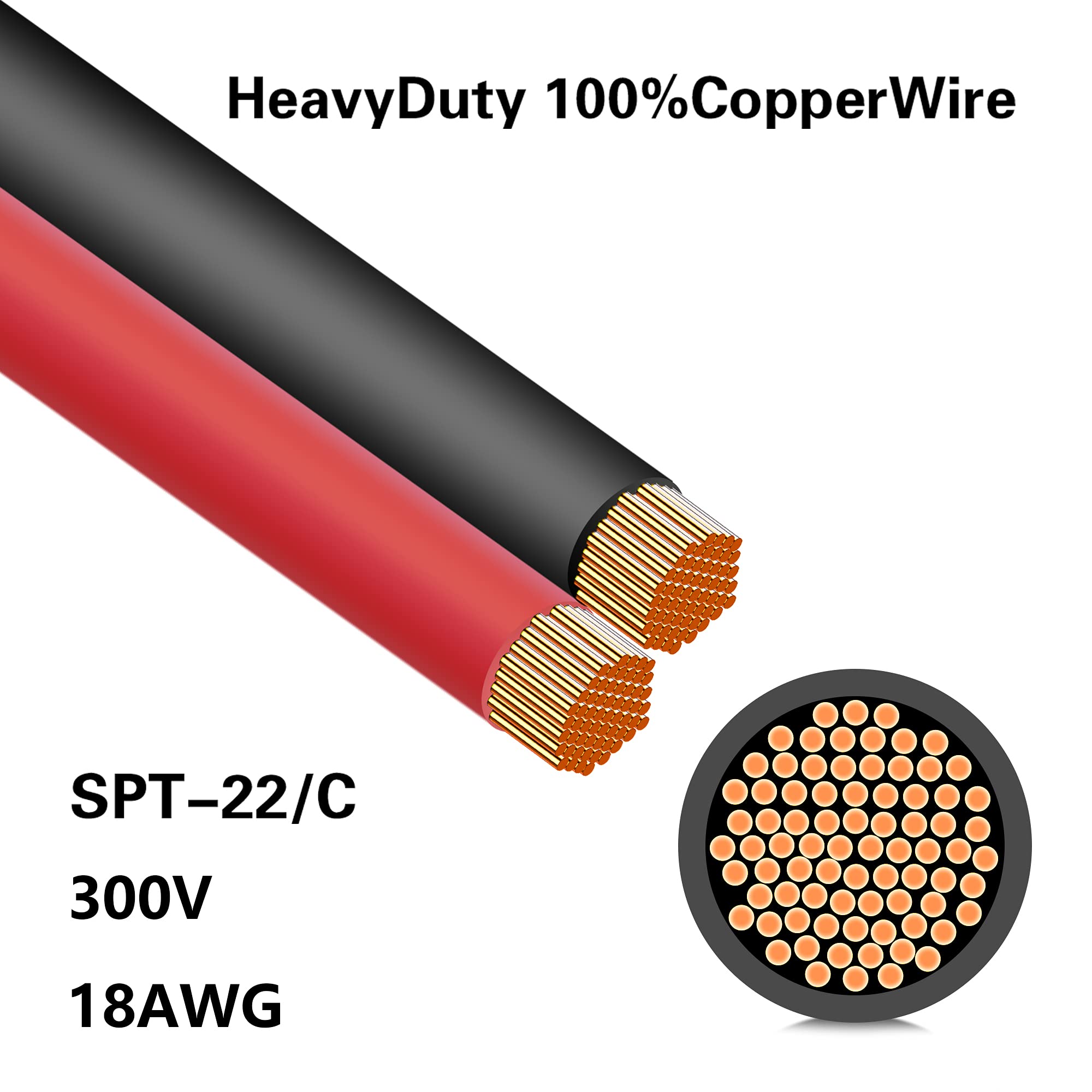 YACSEJAO SAE to SAE Extension Cable 4.9 Feet 18AWG Heavy Duty Wire Harness for Solar Panel Battery Tender Motorcycle Cars Tractor and More