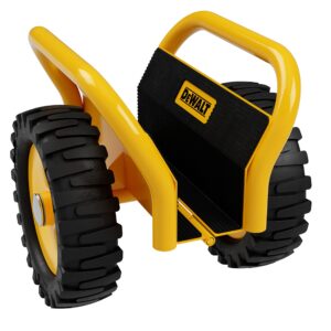 dewalt door dolly panel mover, 1,200-pound weight capacity, up to 3.13-inches width capacity, 12-inch no-flat wheels, move sheetrock, plywood, osb, doors and more (dxwt-ps200)
