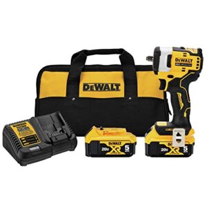 dewalt dcf913p2 20v max* 3/8 in. cordless impact wrench with hog ring anvil kit