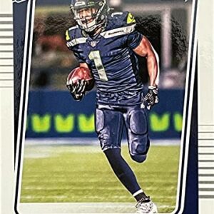 Seattle Seahawks 2021 Donruss Factory Sealed 9 Card Team Set with Russell Wilson and a D'Wayne Eskridge Rated Rookie Card Plus