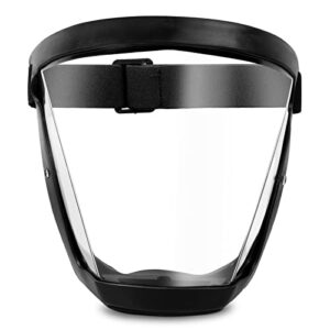 zoldag super protective face shield anti-fog full face safety shield unisex all-inclusive face protection with detachable flter (black)