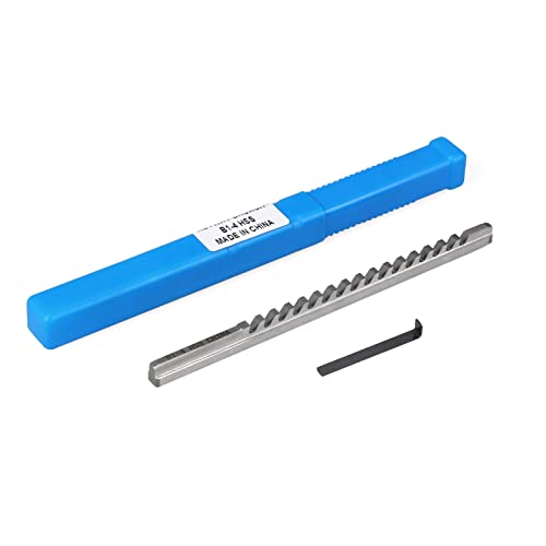 ICZW B Push-Type Keyway Broach Metric Sized High Speed Steel Keyway with Shim Cutting Tool (B1-4)