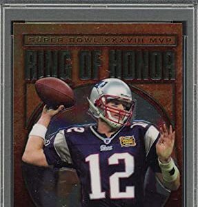 Tom Brady 2004 Topps Chrome Ring Of Honor Football Card #RH-38 Graded PSA 9