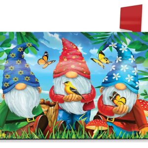 Briarwood Lane Gnome Sweet Gnome Spring Magnetic Mailbox Cover Standard