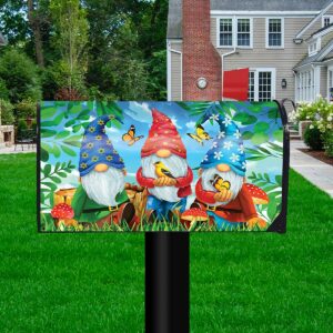 Briarwood Lane Gnome Sweet Gnome Spring Magnetic Mailbox Cover Standard