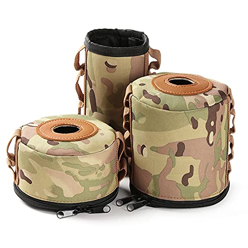 ODOORACT 3pcs Propane & Butane Fuel Tank Cover, Portable Ventilated Propane & Butane Protector Storage Bag for Gas Tank Fuel Tank Camping Protector Storage Bag Gas Cylinder Tank Accessories