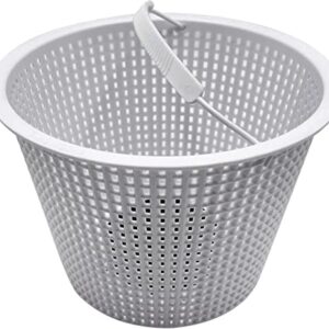 Poolzilla 6.85" Weighted Skimmer Basket for SP1082, Heavy Duty Skimmer Basket for Pool Maintenance, Included Weight and Handle for Ease of Use