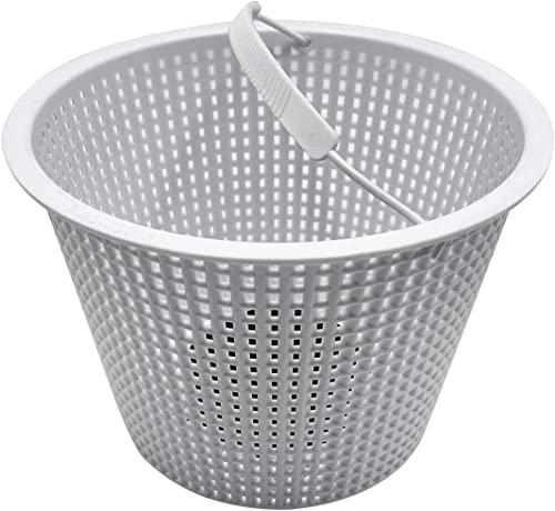 Poolzilla 6.85" Weighted Skimmer Basket for SP1082, Heavy Duty Skimmer Basket for Pool Maintenance, Included Weight and Handle for Ease of Use