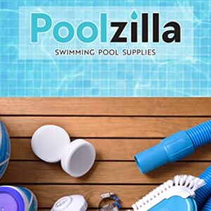 Poolzilla 6.85" Weighted Skimmer Basket for SP1082, Heavy Duty Skimmer Basket for Pool Maintenance, Included Weight and Handle for Ease of Use