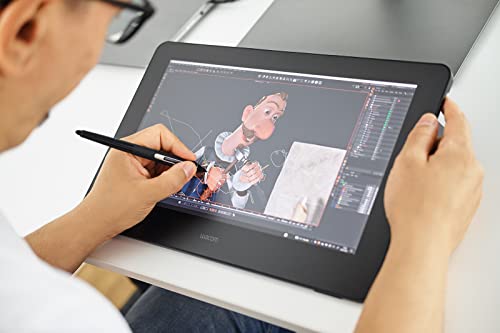 Wacom Cintiq Pro 16 – Professional Drawing Tablet with Screen, Stylus Pen Battery-Free & Pressure-Sensitive, Compatible with Windows & Mac, 4K Resolution, Perfect Tablet for Drawing & Graphics Design