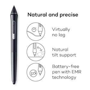 Wacom Cintiq Pro 16 – Professional Drawing Tablet with Screen, Stylus Pen Battery-Free & Pressure-Sensitive, Compatible with Windows & Mac, 4K Resolution, Perfect Tablet for Drawing & Graphics Design