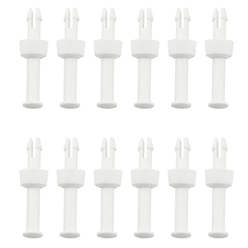 PSCCO 12PCS 70mm (2.75in) Plastic Pool Joint Pins, Replacemet Joint Pin & Seal, Swimming Pool Plug, for Round Metal Frame Pools