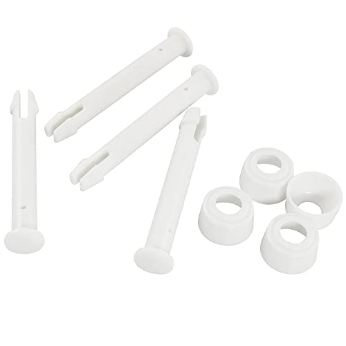 PSCCO 12PCS 70mm (2.75in) Plastic Pool Joint Pins, Replacemet Joint Pin & Seal, Swimming Pool Plug, for Round Metal Frame Pools