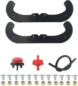 chacarbtu 117-7700 snowblower paddles for toro powerclear 180 418 518 zr ze 18" snow blower with hardware kit
