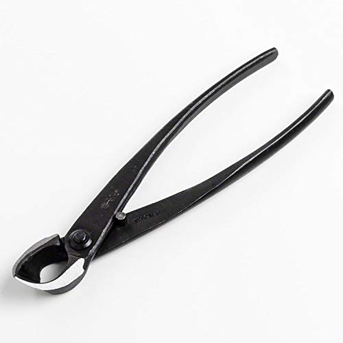 Wazakura Bonsai Tool Kit Made in Japan, Twig Bonsai Scissors 8-1/4 in (210mm) + Concave Branch Cutter 8 in (200mm) Starter Set (Yasugi Steel Twig Scissor+Concave Cutter)