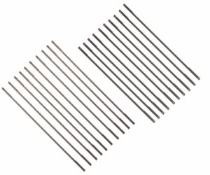 foxbc 6-1/2-inch coping saw blades, 6-1/2-inch long between pins, 0.125-inch x 020-inch x 15 tpi (10-pack), 18tpi (10-pack)