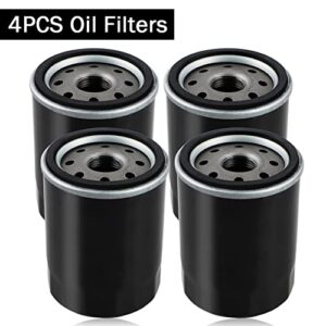 HUZTL 070185E Oil Filter 4 Pack Replace Generac 070185ES 70185 for Generac 22KW Generator 90mm High Capacity