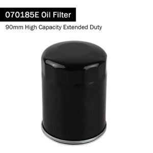 HUZTL 070185E Oil Filter 4 Pack Replace Generac 070185ES 70185 for Generac 22KW Generator 90mm High Capacity