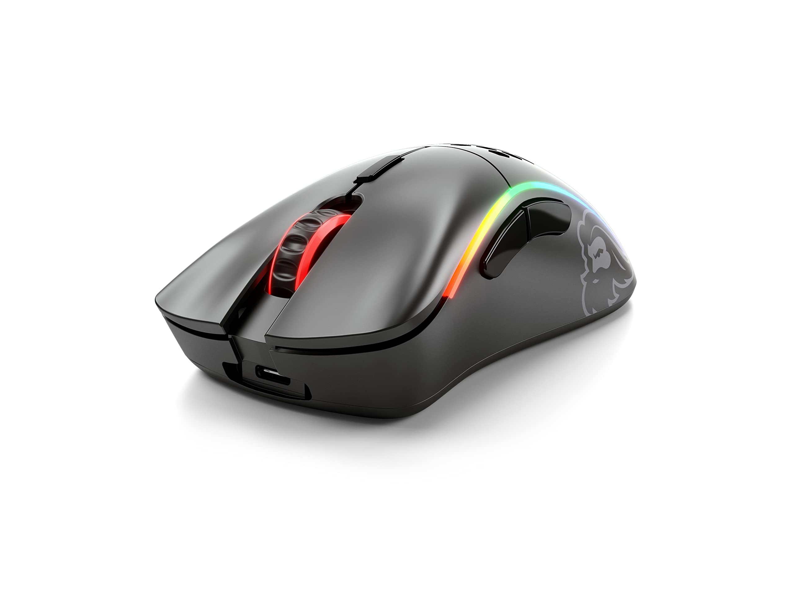 Glorious Model D Wireless Gaming Mouse - 69g Superlight, Lag Free 2.4Ghz Wireless, Up to 71 Hour Battery, RGB, BAMF Sensor, Ergonomic, 6 Buttons - Matte Black