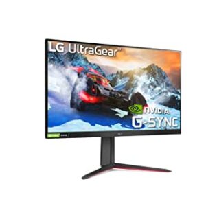 LG 32GN63T-B 32'' Ultragear QHD 165Hz HDR10 Monitor with NVIDIA G-SYNC Compatibility and AMD FreeSync Premium (Renewed)