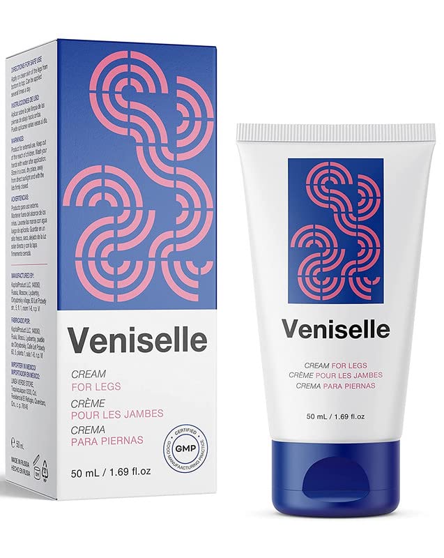 Veniselle - Veins Cream for legs - 1.69 fl oz, Horse Chestnut, Chamomile, Nettle, Menthol | 1pack