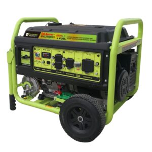 Green-Power America 12000 Watt Dual Fuel Portable Generator,Gas or Propane Powered,Recoil Start, Equipped with CO-Seizer CO Protection System,49 State Approved