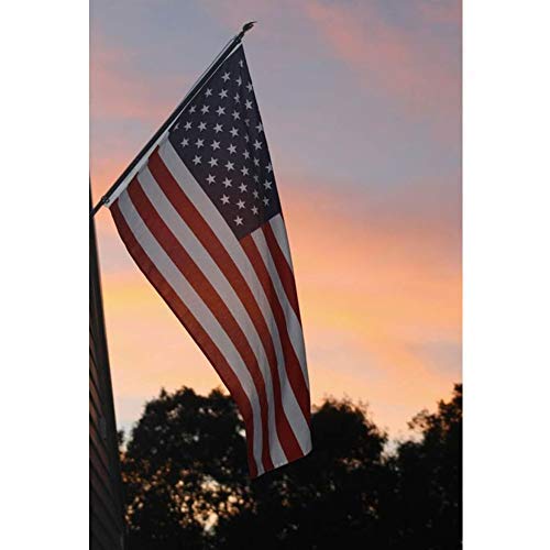 TNS American Flag,3x5 ft 150D American Flag Outdoor The Strongest, Longest Lasting, 3x5 ft 150D. 100% Made in USA Embroidered Stars Sewn Stripes Brass Grommets Foot