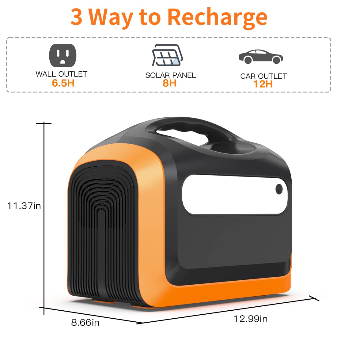 OUPES 1200W Portable Power Station, Solar Generator 992Wh LiFePO4 Battery Backup Solar Powered Generators Quick Charge Pure Sine Wave 110V AC Outlet Powerbank for Home Use Camping Outdoors Travel