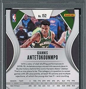 Giannis Antetokounmpo 2019 Panini Prizm Basketball Card #152 Graded PSA 10