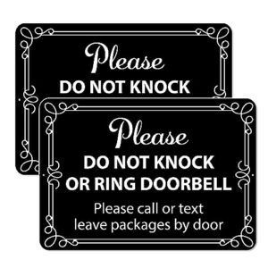 No Soliciting Sign for House - Door Knockers Sign