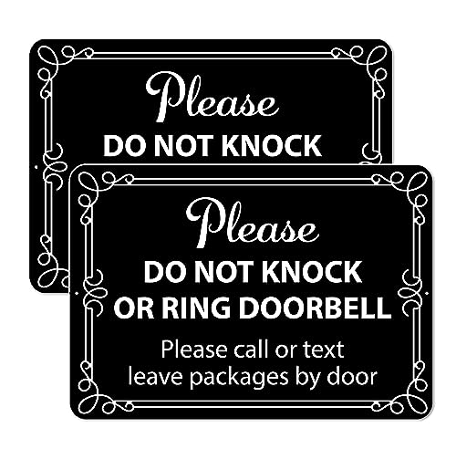 No Soliciting Sign for House - Door Knockers Sign