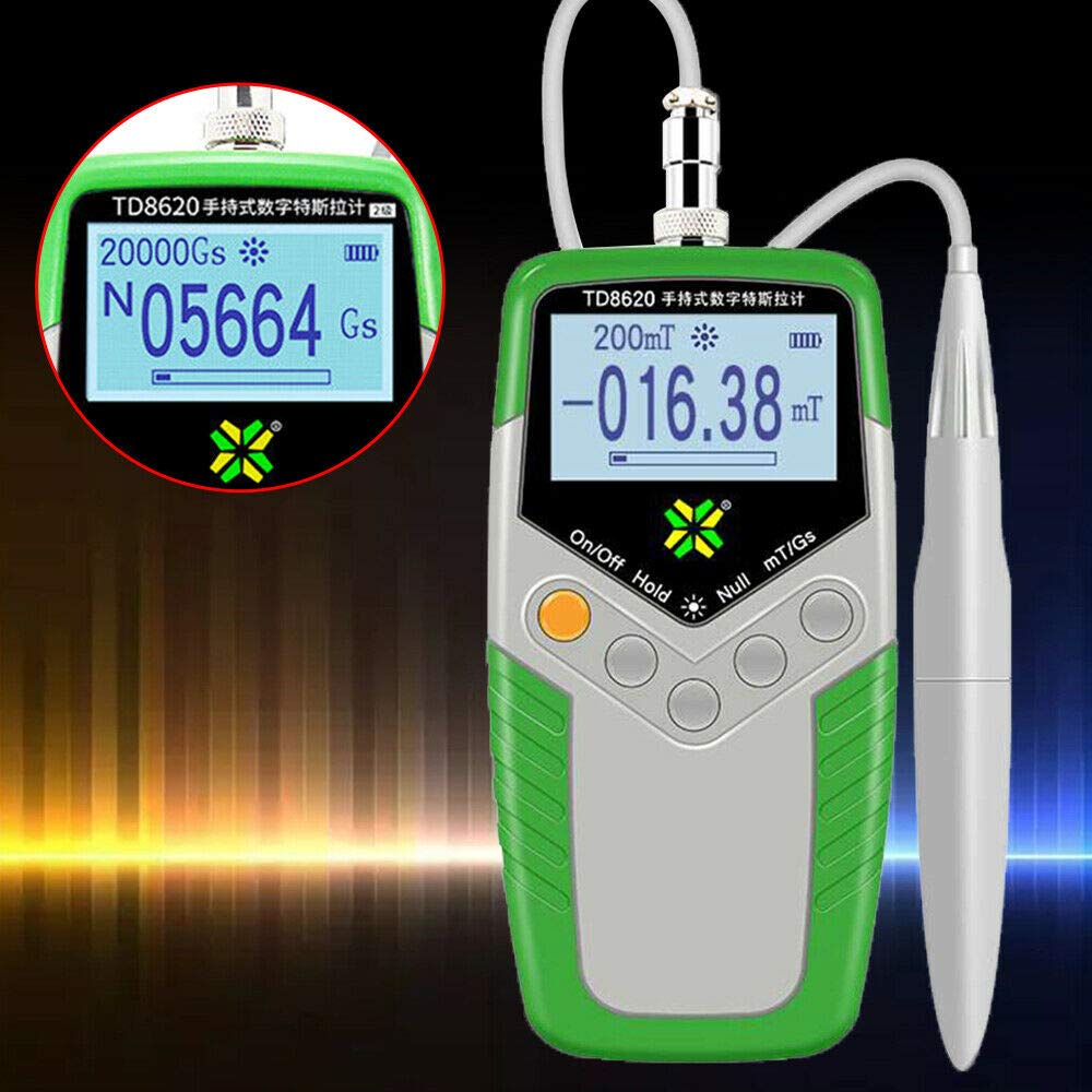 Digital Hand-held Gauss Meter High Precision Surface Magnetic Field Tester Flux Meter Gaussmeter