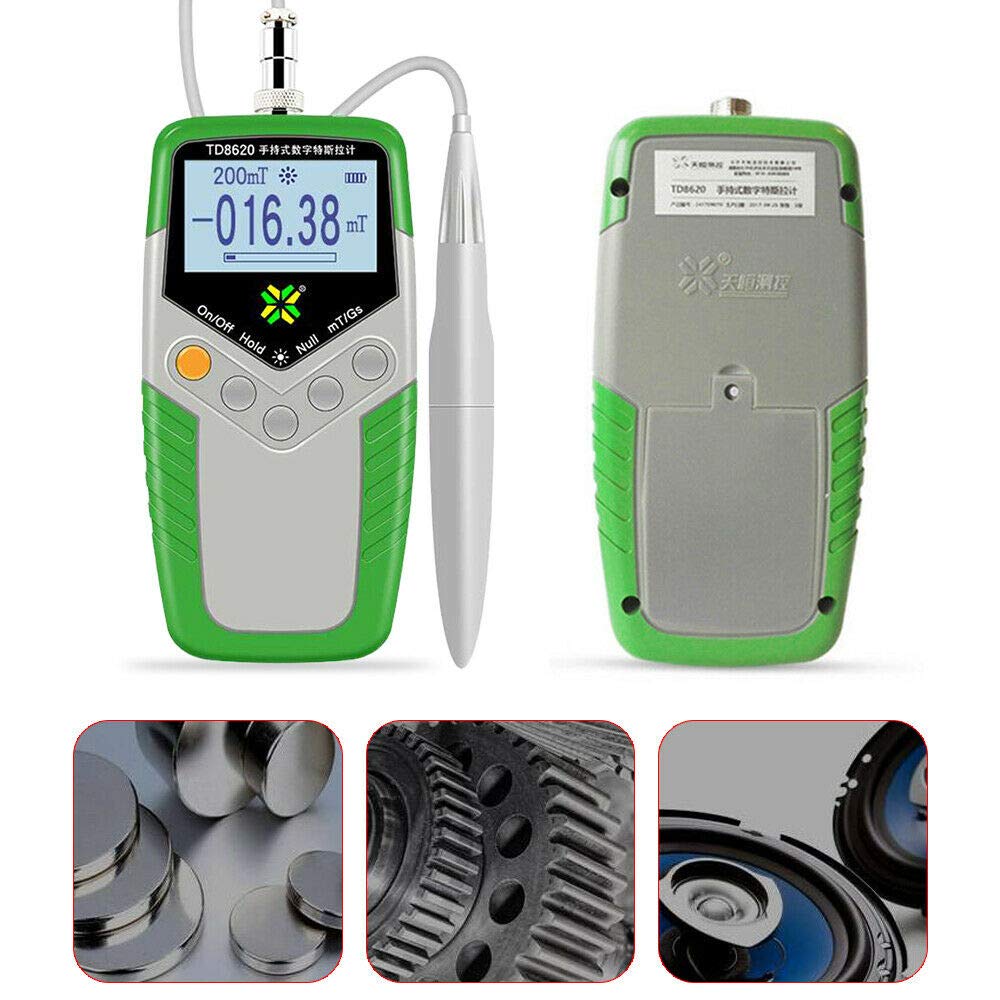 Digital Hand-held Gauss Meter High Precision Surface Magnetic Field Tester Flux Meter Gaussmeter