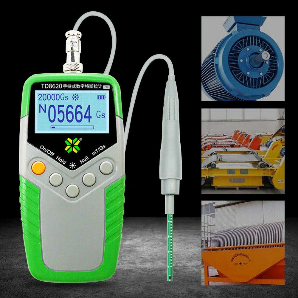 Digital Hand-held Gauss Meter High Precision Surface Magnetic Field Tester Flux Meter Gaussmeter