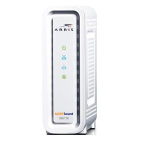 ARRIS Surfboard SB6190 32x8 DOCSIS 3.0 Cable Modem with 1.4 Gbps Download and 262 Upload Speeds, White (Non-Retail Packaging) (Renewed)