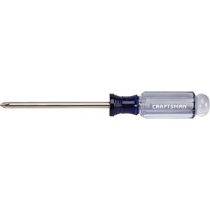 craftsman phillips screwdriver, ph #2 x 4 in, acetate (cmht65004)