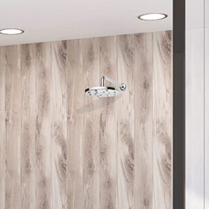 Homewerks HS31-R125CH Rain Can Shower Head 8.9 Inches, Luxurious Air Infused Water Flow 2.5 GPM, Chrome Finish