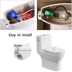 wLuckyCL Toilet Tank Flush Lever Replacement for TOTO Solid Side Mount Toilet Flush Lever