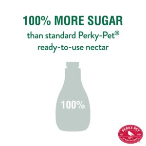 Perky-Pet Clear 297P Pure Ready-to-Use Hummingbird Nectar – 28 oz, 28 Fl Oz (Pack of 1)