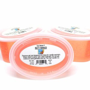 3 Pack of BUTT NAKED Tropical Beach Melon Like Aroma Gel Melts for Warmers and Burners PEEL, MELT, ENJOY