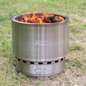 Rough Country Stainless Steel Smokeless Fire Pit w/Carry Bag - 117515
