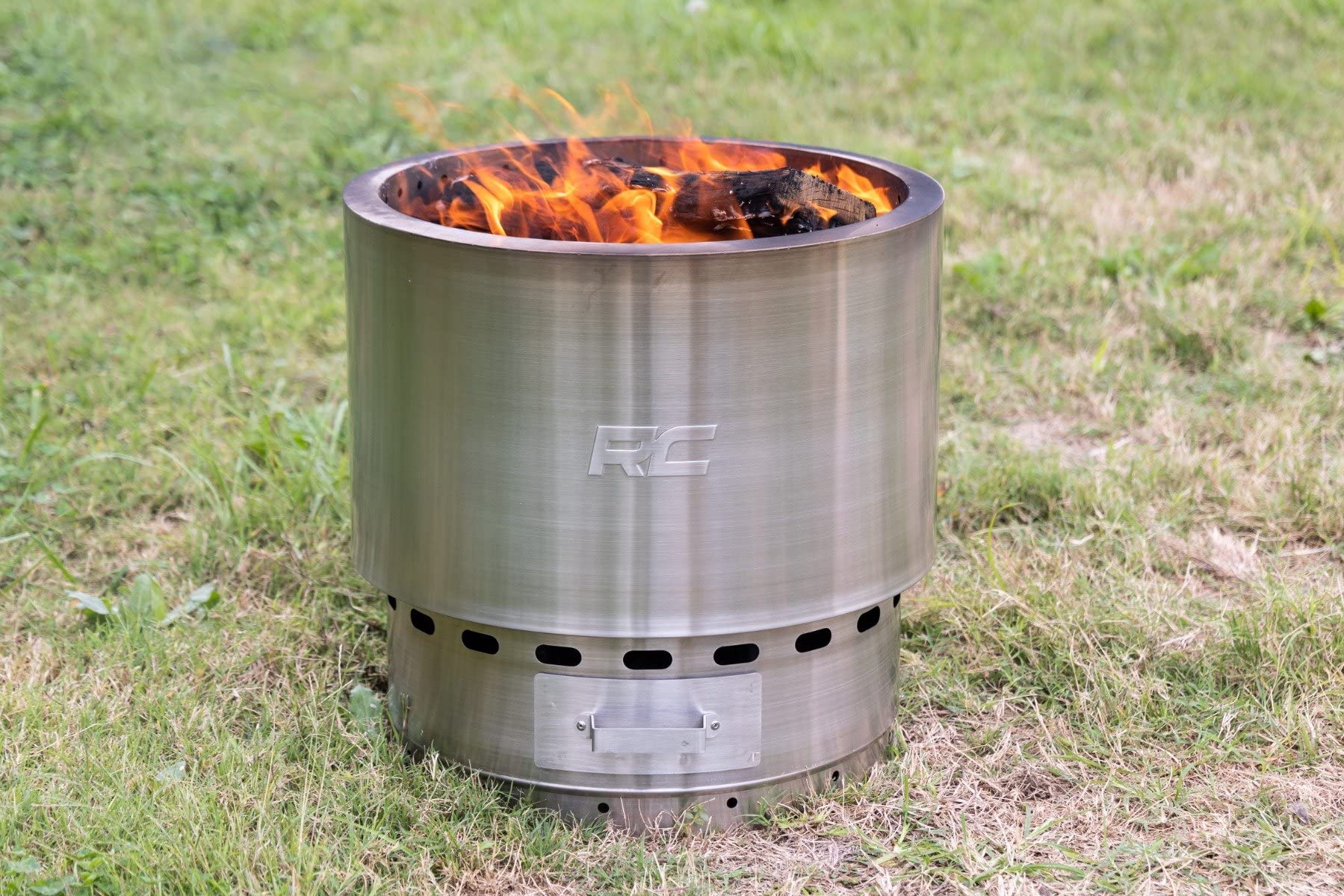 Rough Country Stainless Steel Smokeless Fire Pit w/Carry Bag - 117515
