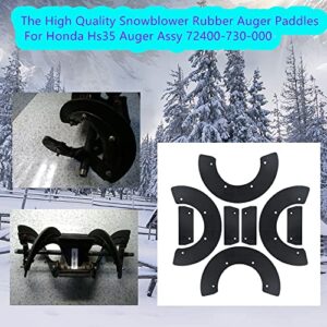 Huthbrother HS35 Snowblower Rubber Paddles, Compatible with Honda - Replaces 1003375 1003391 72521-730-003 72552-730-003, 8 Piece Set