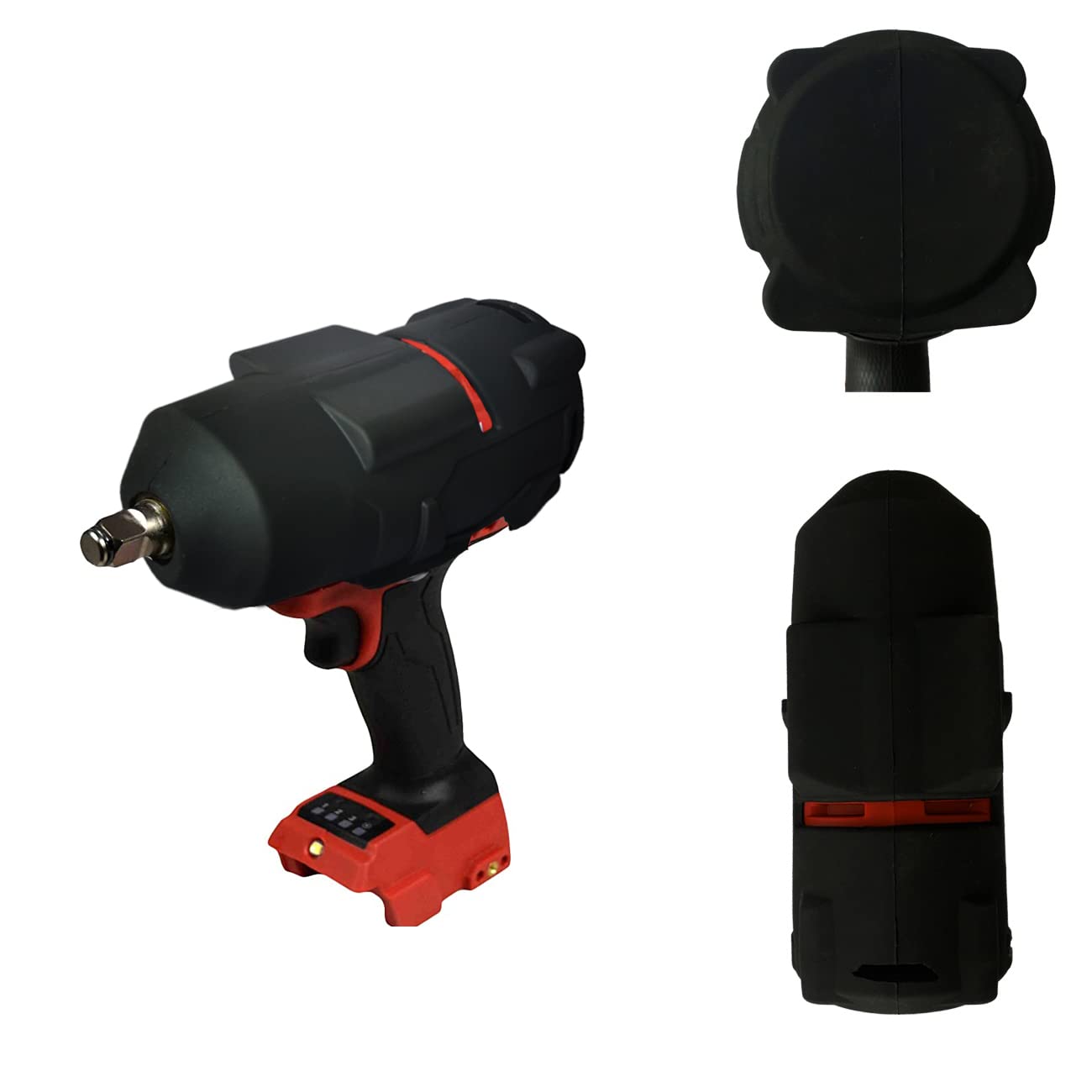 NXPOXS 49-16-2767 High Torque Impact Protective Boot Fit for Milwaukee M18 FUEL Torque Impact Wrench 2767-20 & 2863-20