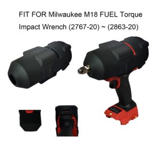 NXPOXS 49-16-2767 High Torque Impact Protective Boot Fit for Milwaukee M18 FUEL Torque Impact Wrench 2767-20 & 2863-20