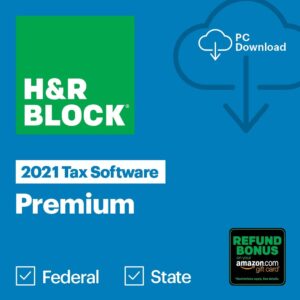 h&r block tax software premium 2021 windows [pc download] [old version]