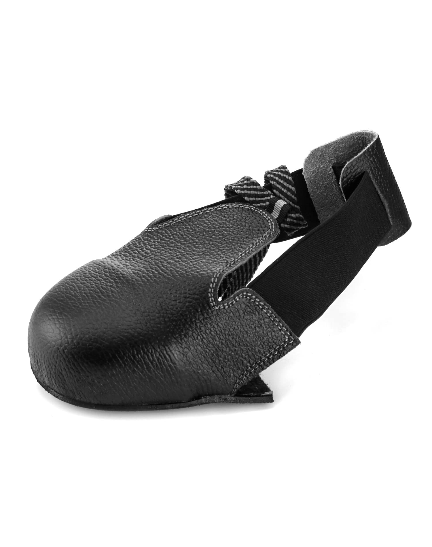 QWORK Steel Toe Cap Safety Overshoes Workplace Anti-smash Cover with Adjustable Strap for Men/Women, 1 Pair (Size 5-12 US)